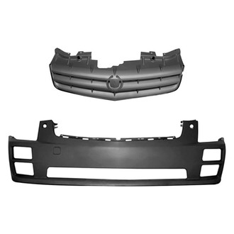 Replace® - 2-Piece (Front Bumper Cover, Grille) (Standard Line)