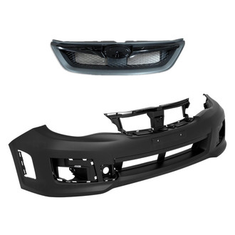 Replace® - 2-Piece (Front Bumper Cover, Grille) (Standard Line)