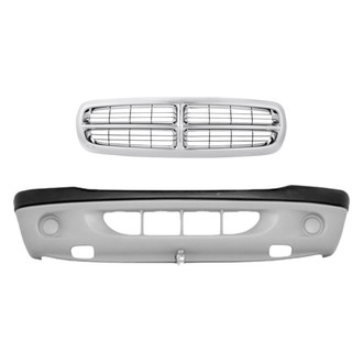 Replace® - 2-Piece (Front Bumper Cover, Grille) (Standard Line)