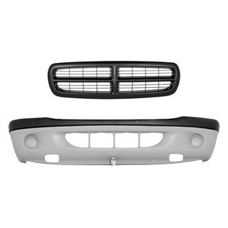Replace® - 2-Piece (Front Bumper Cover, Grille) (Standard Line)