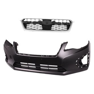 Replace® - 2-Piece (Front Bumper Cover, Grille) (Standard Line)