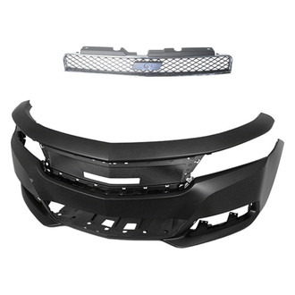 Replace® - 2-Piece (Front Bumper Cover, Grille) (Standard Line)