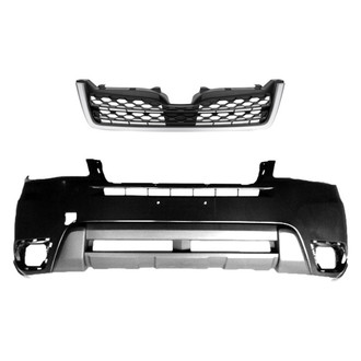 Replace® - 2-Piece (Front Bumper Cover, Grille)