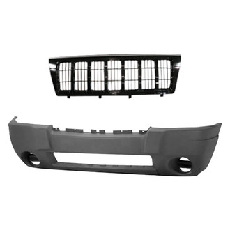 Replace® - 2-Piece (Front Bumper Cover, Grille) (Standard Line)