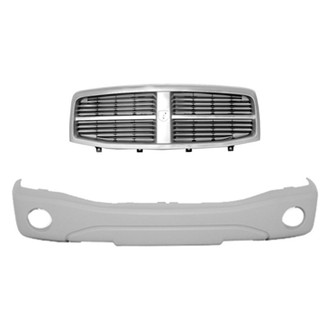 Replace® - 2-Piece (Front Bumper Cover, Grille) (Standard Line)