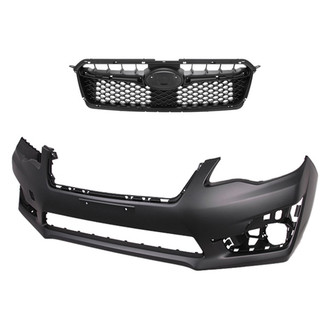 Replace® - 2-Piece (Front Bumper Cover, Grille)