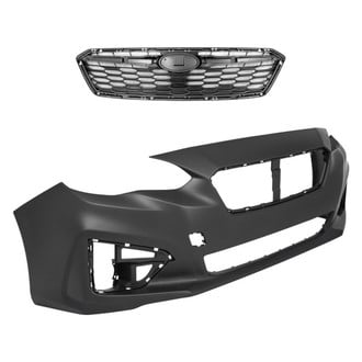Replace® - 2-Piece (Front Bumper Cover, Grille)