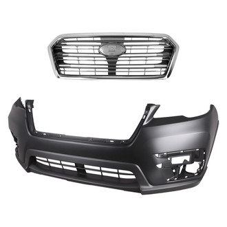 Replace® - 2-Piece (Front Bumper Cover, Grille) (Standard Line)