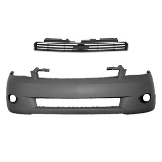 Replace® - 2-Piece (Front Bumper Cover, Grille) (Standard Line)