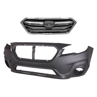 Replace® - 2-Piece (Front Bumper Cover, Grille) (Standard Line)