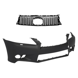Replace® - 2-Piece (Front Bumper Cover, Grille) (Standard Line)