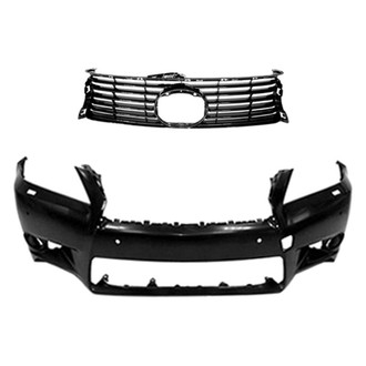 Replace® - 2-Piece (Front Bumper Cover, Grille) (Standard Line)