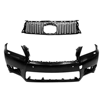 Replace® - 2-Piece (Front Bumper Cover, Grille) (Standard Line)