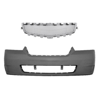 Replace® - 2-Piece (Front Bumper Cover, Grille) (Standard Line)