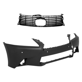 Replace® - 2-Piece (Front Bumper Cover, Grille) (Standard Line)