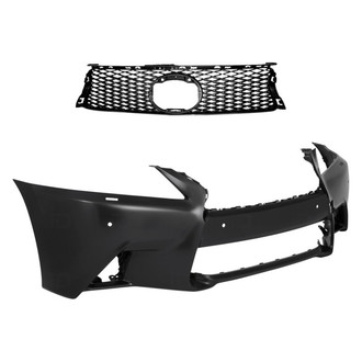 Replace® - 2-Piece (Front Bumper Cover, Grille) (Standard Line)
