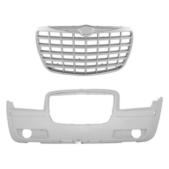 Replace® - 2-Piece (Front Bumper Cover, Grille) (Standard Line)