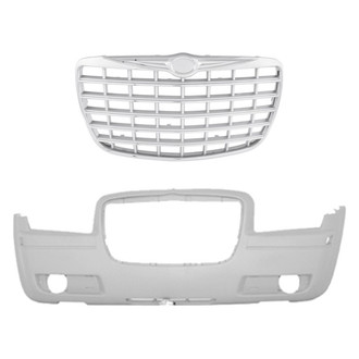 Replace® - 2-Piece (Front Bumper Cover, Grille) (Standard Line)