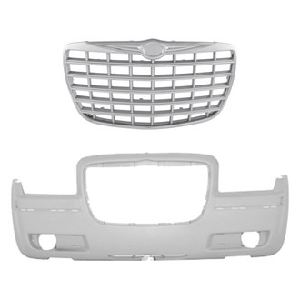 Replace® - 2-Piece (Front Bumper Cover, Grille) (Standard Line)
