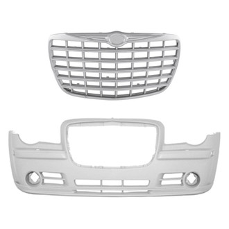 Replace® - 2-Piece (Front Bumper Cover, Grille) (Standard Line)