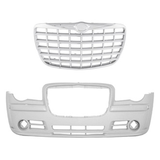 Replace® - 2-Piece (Front Bumper Cover, Grille) (Standard Line)