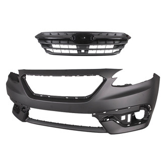 Replace® - 2-Piece (Front Bumper Cover, Grille) (Standard Line)