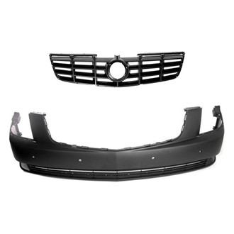 Replace® - 2-Piece (Front Bumper Cover, Grille) (Standard Line)