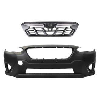 Replace® - 2-Piece (Front Bumper Cover, Grille) (Standard Line)