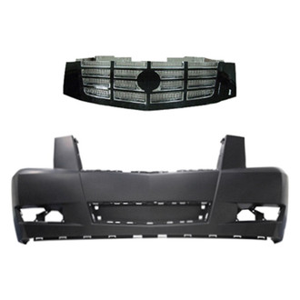 Replace® - 2-Piece (Front Bumper Cover, Grille) (Standard Line)