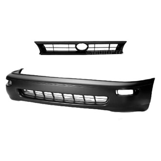 Replace® - 2-Piece (Front Bumper Cover, Grille) (Standard Line)