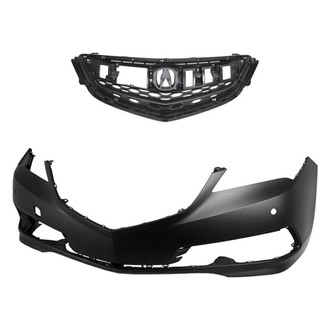 Replace® - 2-Piece (Front Bumper Cover, Grille) (CAPA Certified)
