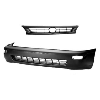 Replace® - 2-Piece (Front Bumper Cover, Grille) (Standard Line)