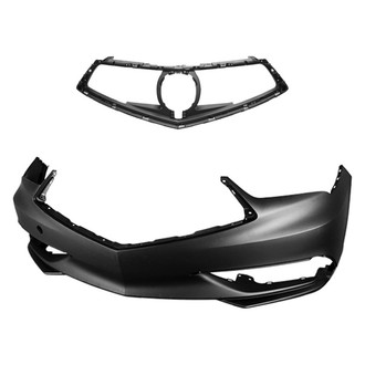 Replace® - 2-Piece (Front Bumper Cover, Grille) (CAPA Certified)