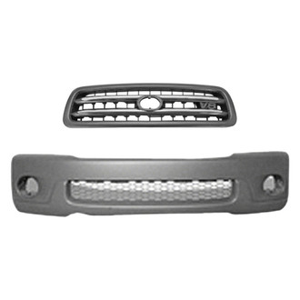 Replace® - 2-Piece (Front Bumper Cover, Grille) (Standard Line)