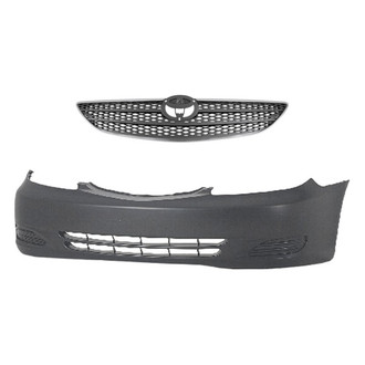 Replace® - 2-Piece (Front Bumper Cover, Grille) (Standard Line)