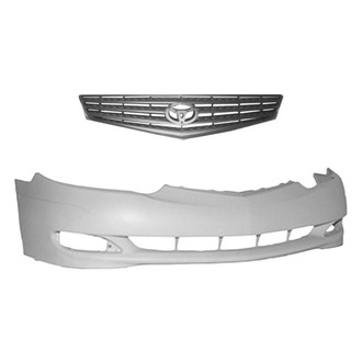 Replace® - 2-Piece (Front Bumper Cover, Grille) (Standard Line)