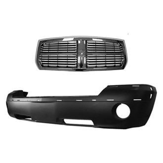 Replace® - 2-Piece (Front Bumper Cover, Grille) (Standard Line)