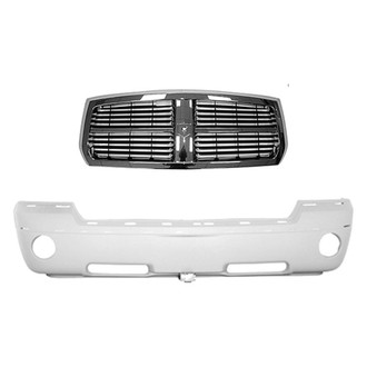 Replace® - 2-Piece (Front Bumper Cover, Grille) (Standard Line)