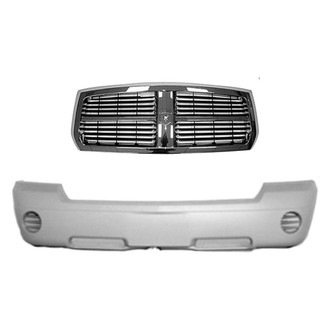 Replace® - 2-Piece (Front Bumper Cover, Grille) (Standard Line)