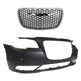 Replace® - 2-Piece (Front Bumper Cover, Grille) (CAPA Certified)