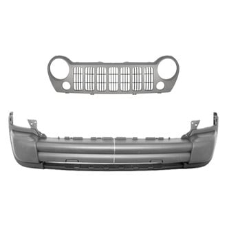 Replace® - 2-Piece (Front Bumper Cover, Grille) (Standard Line)