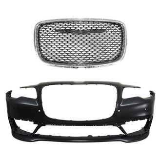 Replace® - 2-Piece (Front Bumper Cover, Grille) (CAPA Certified)