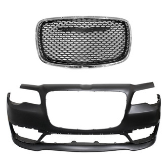 Replace® - 2-Piece (Front Bumper Cover, Grille) (CAPA Certified)