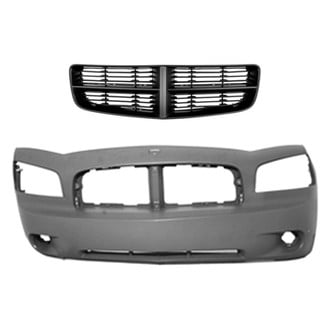 Replace® - 2-Piece (Front Bumper Cover, Grille) (Standard Line)