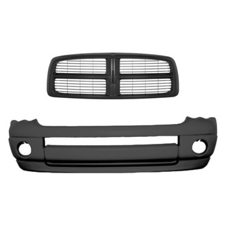 Replace® - 2-Piece (Front Bumper Cover, Grille) (Standard Line)
