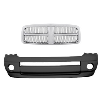 Replace® - 2-Piece (Front Bumper Cover, Grille) (Standard Line)