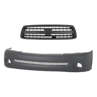 Replace® - 2-Piece (Front Bumper Cover, Grille) (Standard Line)