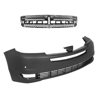 Replace® - 2-Piece (Front Bumper Cover, Grille) (Standard Line)