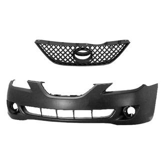 Replace® - 2-Piece (Front Bumper Cover, Grille) (Standard Line)
