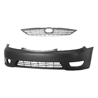 Replace® - 2-Piece (Front Bumper Cover, Grille) (Standard Line)